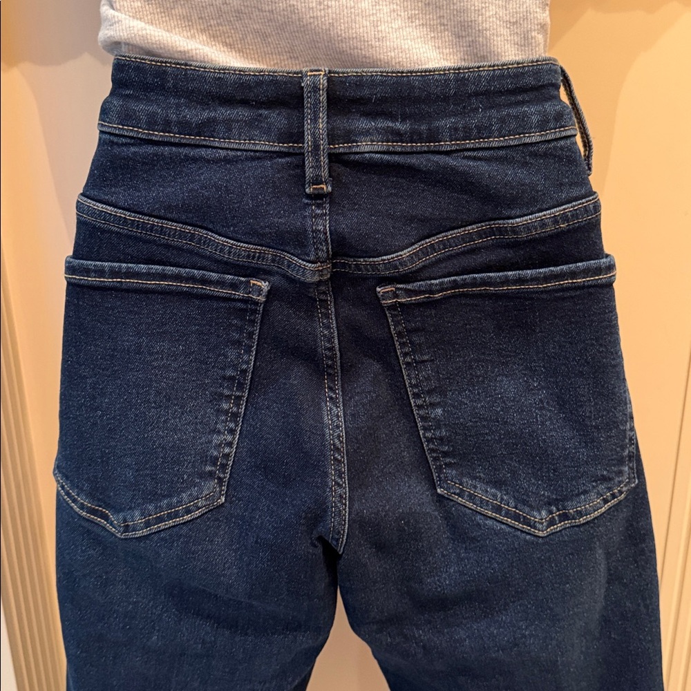 MANGO Sienna Mid-rise Flared Cropped Ankle Jeans - Picture 7 of 8